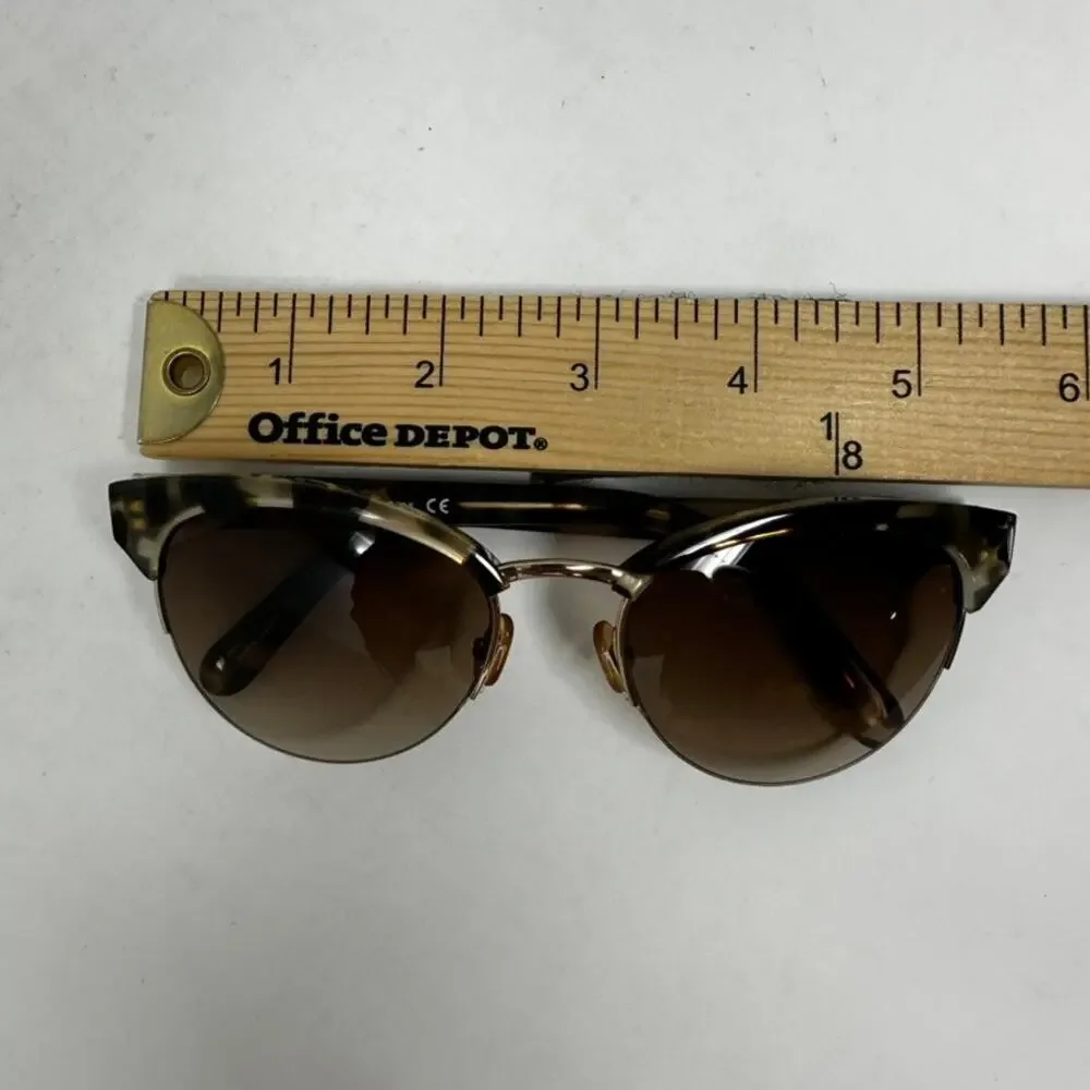 Kate Spade Women's Dark Glasses Cat Eye Tortoise Shell With Case Summer Style
